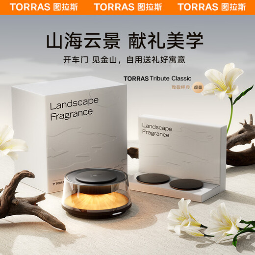 TORRAS Car Aromatherapy Car Perfume Viewing Ornaments In-car Intelligent Air Purifier High-end Fragrance Valentine's Day Gift Box