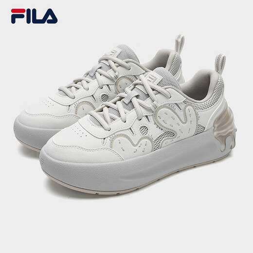 Fila Damenschuhe Kakteen moderne Schuhe Herbst neuer Kaktus bequem und modische lässige Schuhe dicke Schuhe weißer mittelweißer Weiß/Pilz grau-ba 38