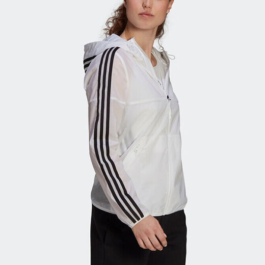 Adidas (Adidas) WWB Casual Sports Hooded Jacket Jacke Herbst Frauen weiß offizielles Flaggschiff Authentic White S