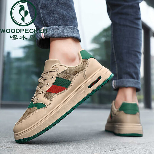 
Woodpecker 2025 summer extra-large board shoes 45 original niche trendy shoes 46 sports casual shoes 47 retro light luxury men's shoes 48 6175 meters green 36