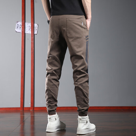 PLAYBOY (PLAYBOY) Summer delgado Pantalones casuales para hombres de moda