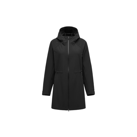 迪桑特（DESCENTE）WOMENSTRAINING系列防风连帽梭织夹克外套女款 米色 M