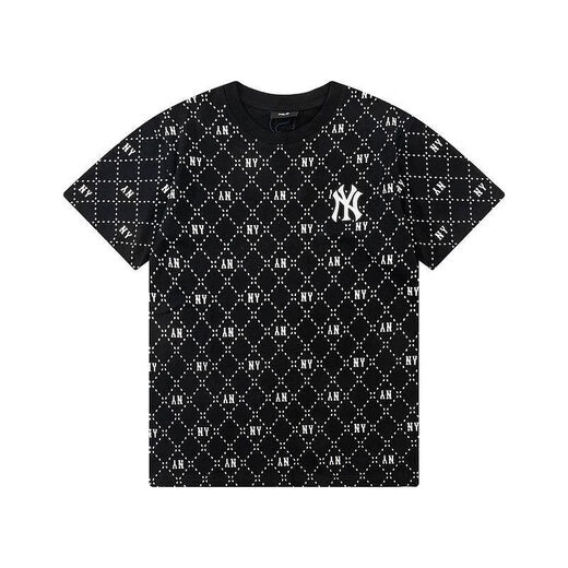 MLB couples' old-fashioned T-shirt casual short-sleeved same style 2024 summer new T05 DT-9923 khaki S