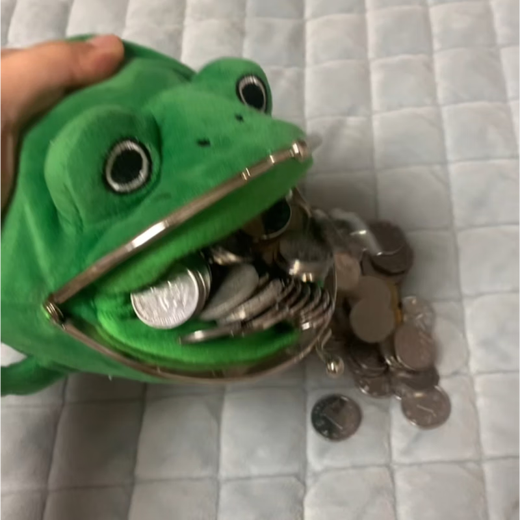 Weing Naruto Frog Wallet Naruto Peripheral Naruto Toad Animation Change Plüsch Spielzeugpuppe Frosch Brieftasche 10 cm 1
