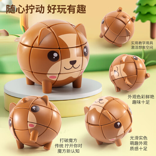 MPPMCK Dritter Animal Cube Smooth Children's Deformation Toys Studenten intellektuelle Entwicklung von Anfängern sechs Sets
