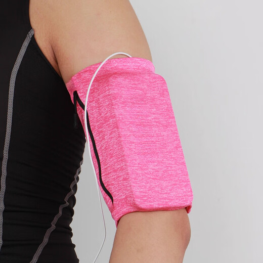 OIMG sports mobile phone arm bag running men's and women's large capacity wrist bag outdoor cycling arm strap arm bag black S (20-23cm)