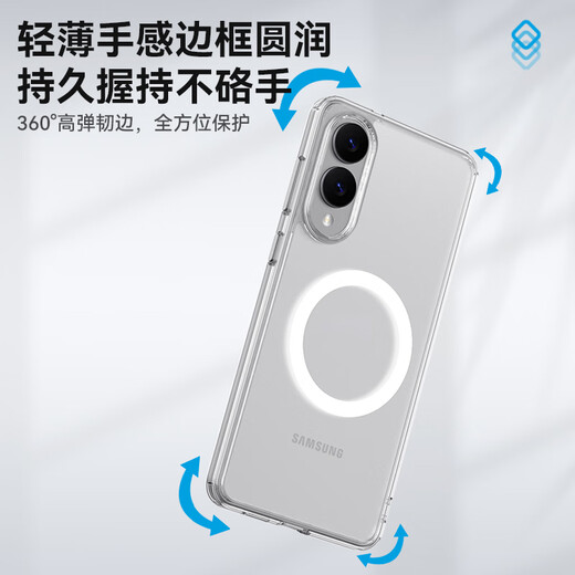 Г-н Лансинг распространяется на Samsung S25Edge Case Case S25Edge защитный корпус прозрачный прозрачный оболоч