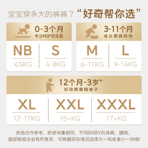 好奇（Huggies）皇家小龙裤拉拉裤XL64片(12-17kg)婴儿尿不湿裸感超薄透气