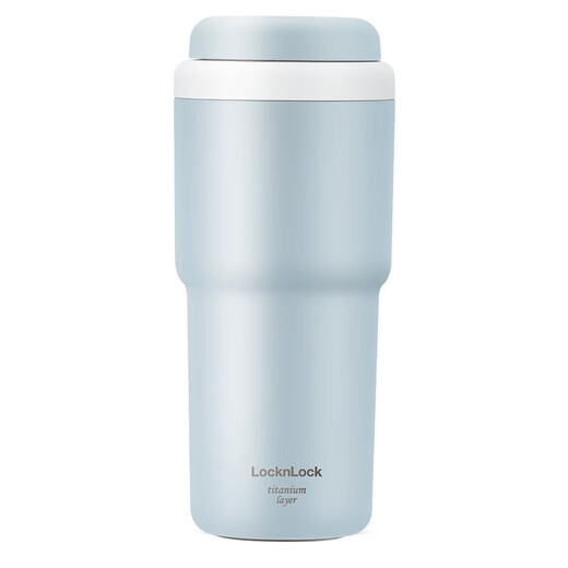 
Lock Lock (LOCK/LOCK) first-time thermos cup women's coffee cup titanium cup stainless steel accompanying cup car water cup office men [] titanium plated) gray LHC3291GRY 480ml