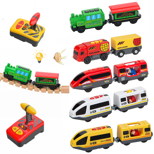 TBKJOYS Remote contrôle à haut débit Train électrique compatible avec la piste de camion à distance de télécommande pour enfants (boîte de couleur