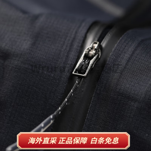 萨洛蒙（Salomon）CIFER BONATTI 3L JKTU 连帽拉链舒适亲肤长袖夹克 男女同款 深黑 深黑色 XS