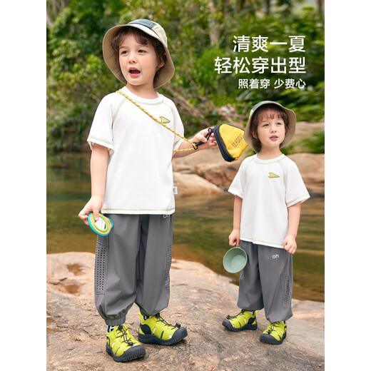 BOE【正品】右欧男童短袖T恤夏装童装儿童宝宝小童男孩 U15604青草绿 90 cm