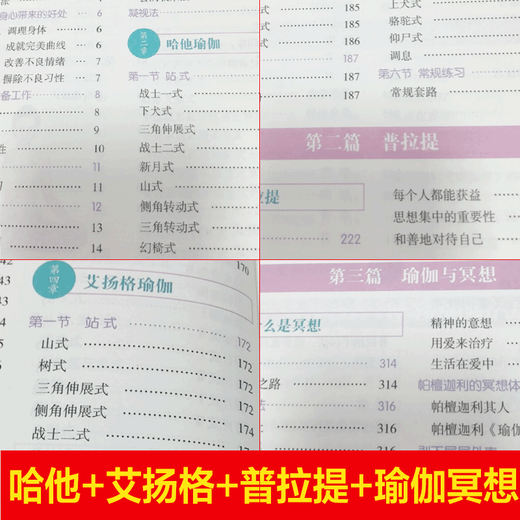 Illustrated Yoga and Pilates Color Picture Version Beginners from Novice to Expert Women's Beauty and Bodybuilding Weight Loss Fat Loss Slimming Body Shaping Zero Basics Tutorial Yoga Introduction and Training Illustrated Pilates Tutorial Book