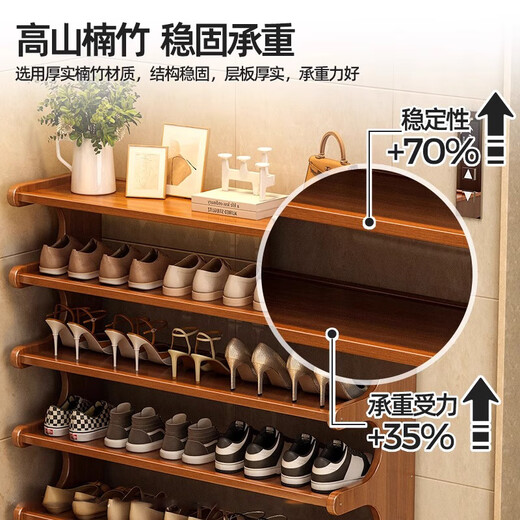Yimo shoe rack simple home door multi-layer entry shoe cabinet living room small dormitory storage rack six layers 80
