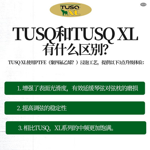 TUSQ吉他琴枕人造象牙民谣古典芬达电木吉他贝斯弦枕上下枕琴桥 pq-9276下枕