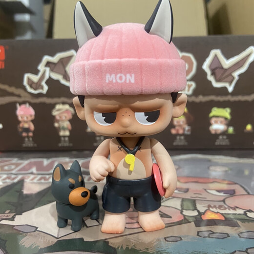 Hot TopCity Camping Diary Series Monboo Blind Box Ornements en trois dimensions complète en trois dimensions de jouets à la mode