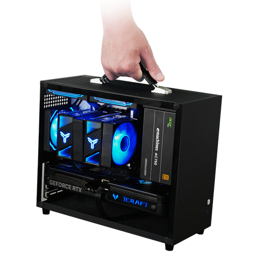 Maxxuan i5 13400F/RTX5070/5060TI/3050/B580/12400F/230F mini ITX desktop assembly computer host game live broadcast design DIY complete machine configuration three丨12400F丨RTX3050