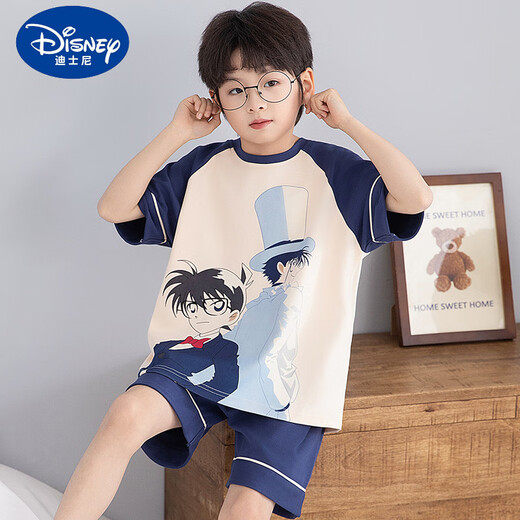 Disney Children's Pyjamas Jungen Sommer 2025 neuer Junge Pure Cotton Kurzärmelig-Cartoon mittelgroße Kinderheimkleidung Baumwollset [Baumwolle] NT-693 165 s Größe Height 143-153 cm 65-85 Jin [Jin gleich 0,5 kg]