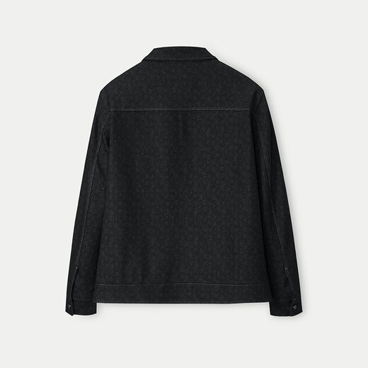 HLA Hailan House Jacket Men's 25 Denim Style Lapel Snap Jacket Men's Autumn HWJAD3J142A