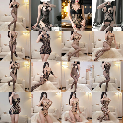 Yin Lianmei leidenschaftlich sexy verlockende Uniform kostenlose Strümpfe großer Netzkleidung Bett Pyjamas Chinesischer Valentinstag 9207 One Size High-End