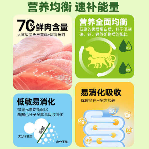 Pubes AD prescription canned urinary sterilization post-surgery frailty blood replenishing rehabilitation liquid mousse canned nasal feeding intensive care prescription nutritional rehabilitation AD canned dog and cat*3