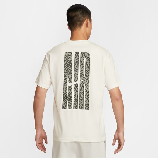 
Nike men's loose T-shirt for autumn new cotton knitted soft and comfortable official NIKE AIR HQ9249 320 light green gray XS