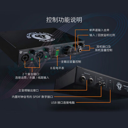 BABYBOTTLE babybottle-U87 AI Chinese Red Large Diaphragm Professional Microphone Limited Collection Edition + Black Lion 2x2 Sound Card