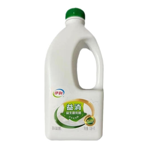 
Yili Yixiao barrel original flavor fermented milk 1050g raw milk containing milk Bifidobacterium fruit yogurt original flavor 2 bottles