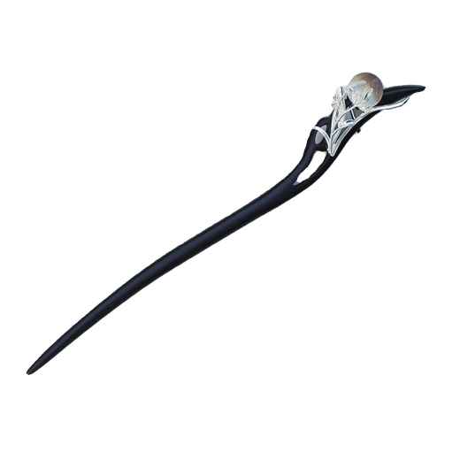 Hong Yunya Song Konggu Orchid Hairpin Black Sandalwood Elegant Mingyue Orchid Daily Hairstyle Wooden Hairpin for Birthday Gift Konggu Orchid Hairpin Exquisite Gift Box