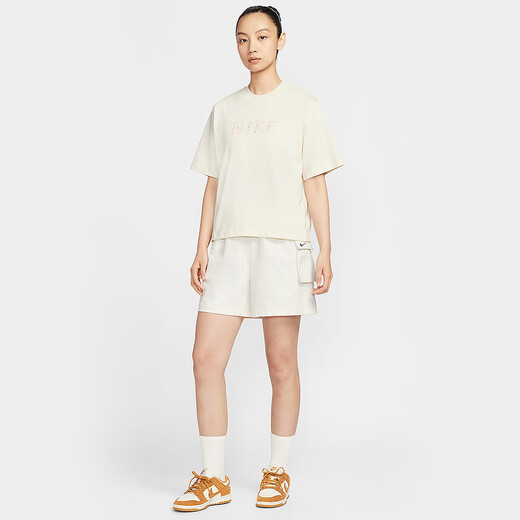 耐克（NIKE） 2025秋女时尚百搭运动休闲梭织短裤 IH9273-047 M