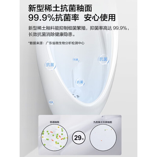 九牧感应小便斗商用感应马桶挂墙式男士用小便器陶瓷小便池13071 (接电款)墙排J13071-1-1A/31K-1