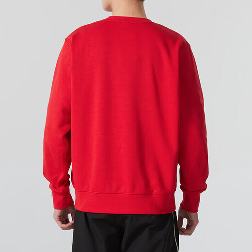 Nike (Nike) Herren Frauen französisches Terry -Paar Sportswear Fitness Training lässig Sweatshirt Pullover Round Neck Jacke Top FN3889/Geburtsjahr Rote Männer- und Frauenstil Single S