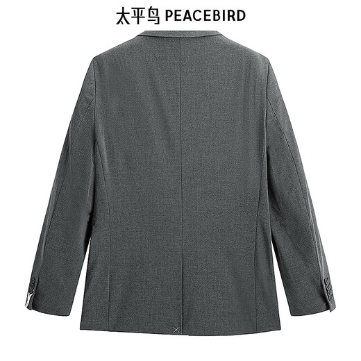 太平鸟男装【商场同款】西服B1BAD3X10 黑白灰7 L