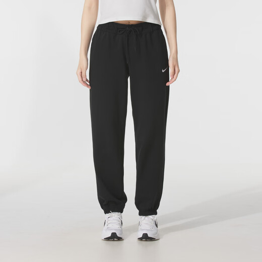 Nike (Nike) Sportanzug Frauen 2025 Neues Herbst-Fitness-Training gewebter Kapuzenjacke Jacke Strickhosen HJ1183-100+DM6420-010 M