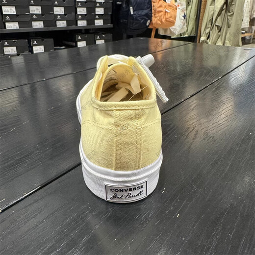 Converse (Converse) Pequeño color sólido fresco Color de caramelo Zapatos de lona de boca abierta ACACAC ACACACO AMORA GENUINA AMARILLO ALIMARIO A11964C 35 210 mm