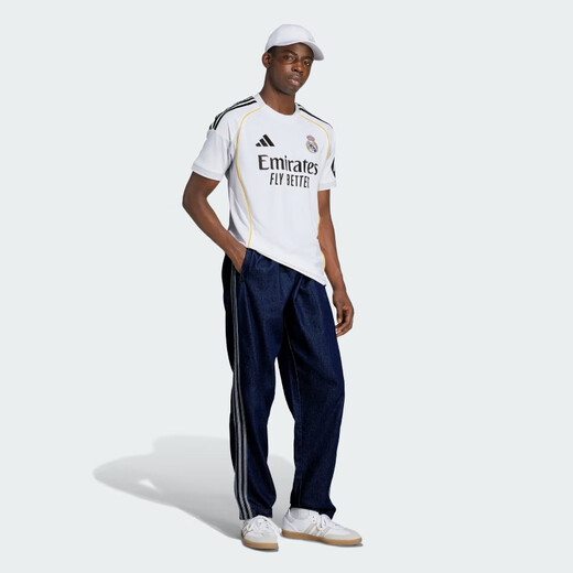 
adidas men's football series REAL H JSY short-sleeved JJ1931 white M