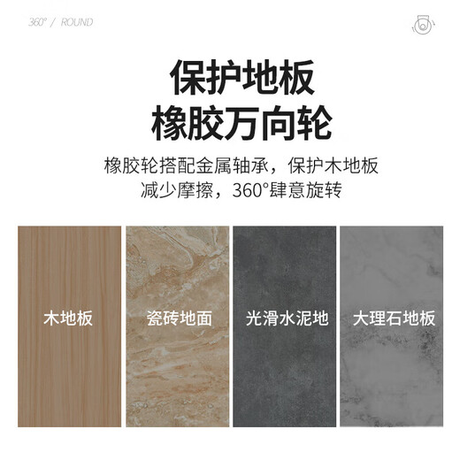 Junwen Hand Tool Moving Artifact Heavy Object Transporting Wheel Mover Furniture Universal Steering Pulley Refrigerator Moving