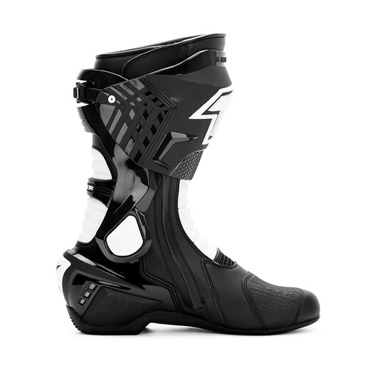TR motorcycle riding boots anti-fall competitive racing shoes for men and women Tiger road rally track rider shoes for all seasons X-ONE black and white PRO 44