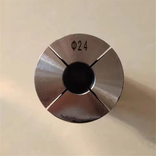 CNC instrument lathe finished jade ring through hole 0640 without quenching ordinary chuck 640 round hole elastic quick clamp inner hole diameter 16 without quenching hole plus 10-20 wire small head 6 large pin slots