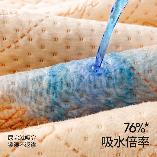 Betis baby changing pad washable children's pure cotton elderly large size waterproof adult changing pad kindergarten mattress bunny (Xinjiang natural colored cotton) 150x200cm