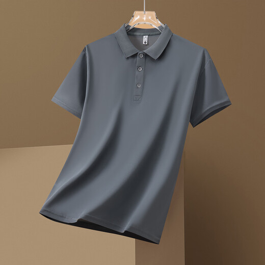 Pierre Cardin T-shirt à manches courtes pour hommes 2025 Été Nouveau glace Polo Collier Collier Couleur décontractée Couleur solide à moitié à manches