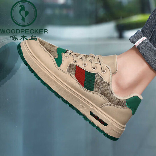 
Woodpecker 2025 summer extra-large board shoes 45 original niche trendy shoes 46 sports casual shoes 47 retro light luxury men's shoes 48 6175 meters green 36