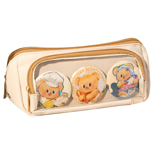 
Yiwanka Triangle Turning Pain Pack Pencil Box Large Capacity Transparent Pencil Box for Girls Pencil Box for Small Cards for Students for Boys Junior High School Pencil Box KBX-1098A Beibai