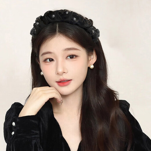 Xiangwan headband, organza headband, versatile, going out to wash face, crushed hair, wide-brimmed fabric headband, hair accessories, hairpin headband