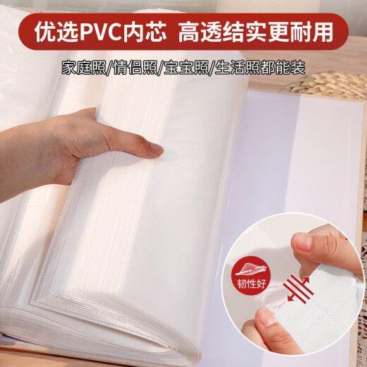 虎罗罗相册本大容量纪念册5寸6寸7照片收纳宝宝家庭成长情侣影集五六册 可爱猫咪 礼盒混装567810寸694张【标准_塑封可装】