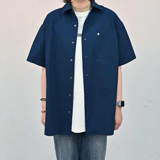 Converse Summer New Modetrend kurzärmelig Chuck Taylor Saisonalte Shirt T 10028730-A01 MCH601-695 M