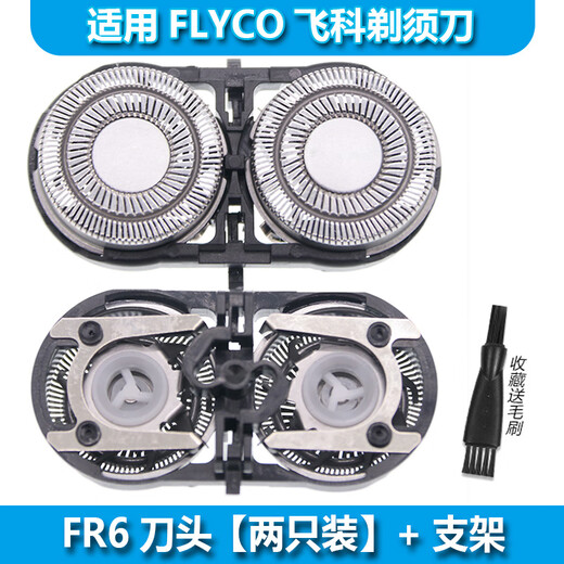 Geeignet für Flyco Shaver Head FS801 FS802 FS805 FS806 FS810 812 R6 Kopf [zwei Pakete] FS827 FS828 FS829 FS830