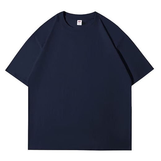 森马（Semir）651-700男女同款纯棉短袖夏季短袖宽松休闲时尚百搭简约T恤 691燕麦灰 M 80-115斤
