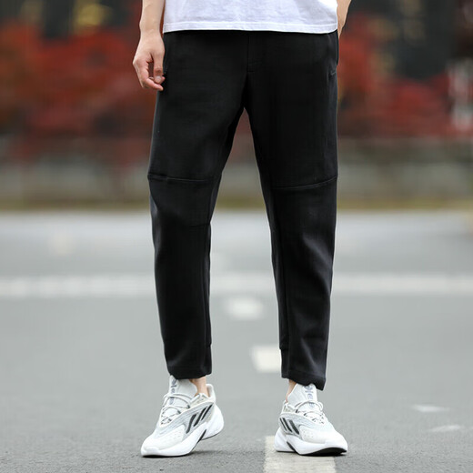Adidas (adidas) Pantalon de survêtement Pantalon pour hommes Spring and Automne Nouveau style courir un pantalon de fitness décontracté confortable respirant pantalon Pantalon HE9894 / noir