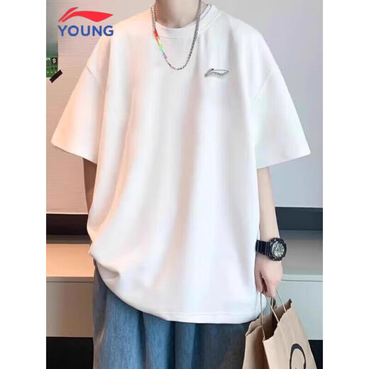 Li Ning quick dry short-sleeved T-shirt for men and women fitness running children and teenagers breathable training casual outdoor sports top